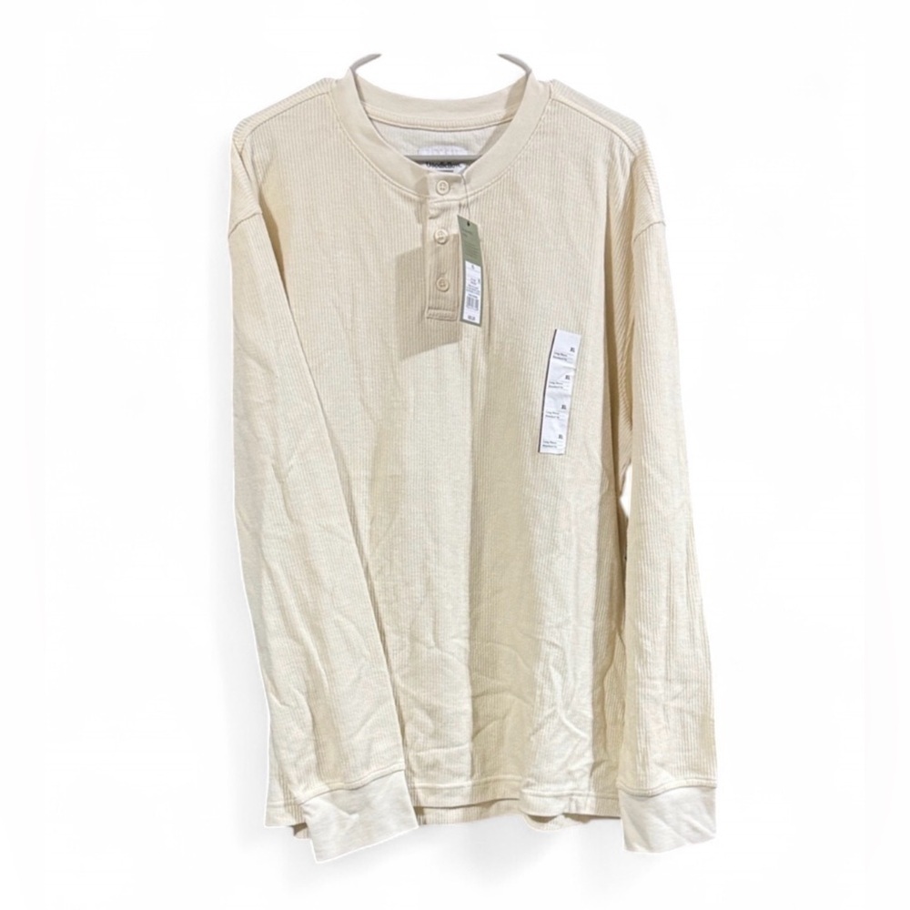 Size Medium Men's Cream Goodfellow Long Sleeve